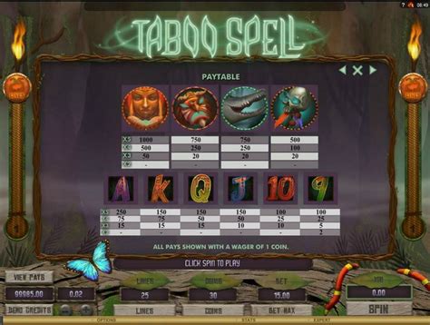 taboo spell casinos